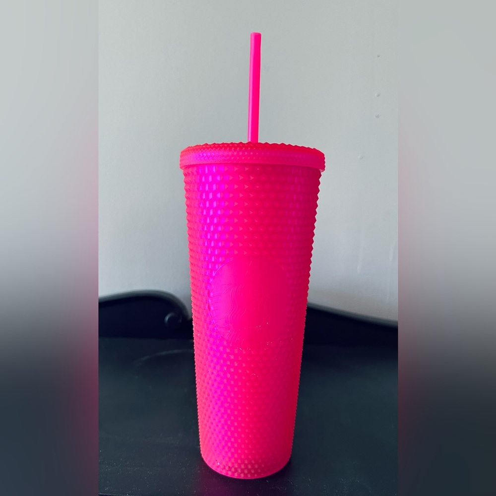 Starbucks cup hot pink